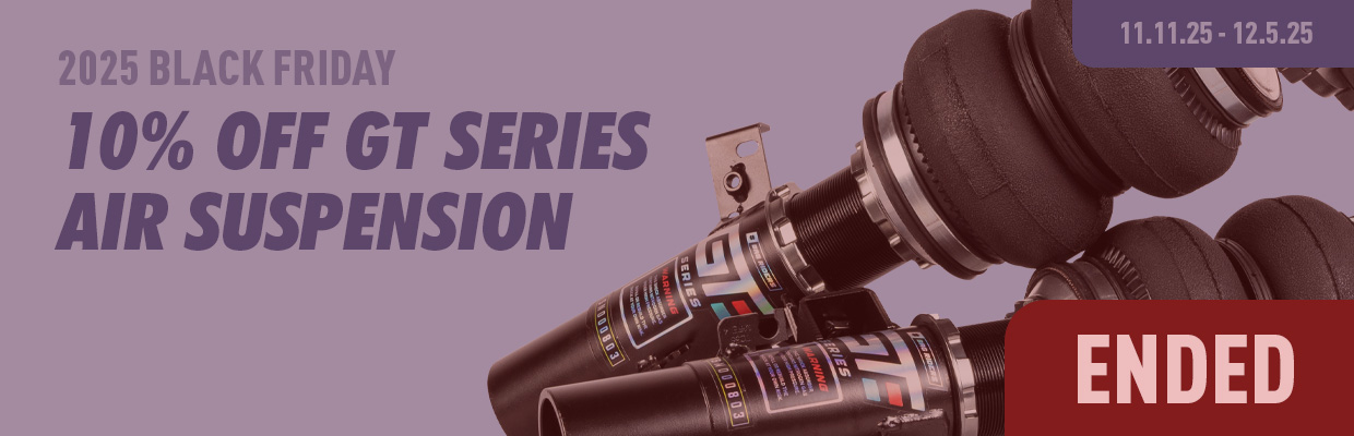 Get 10% off Bag Riders GT Series air suspension for Black Friday 2025