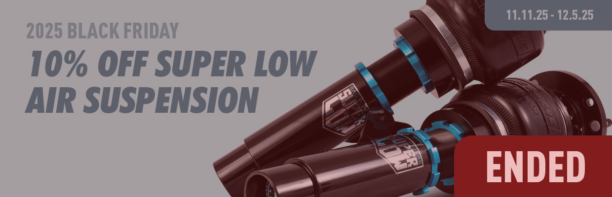 10% Off Bag Riders Super Low Air Suspension kits