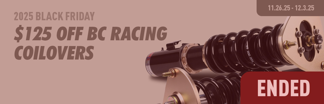 BC Racing Black Friday Sale 2025