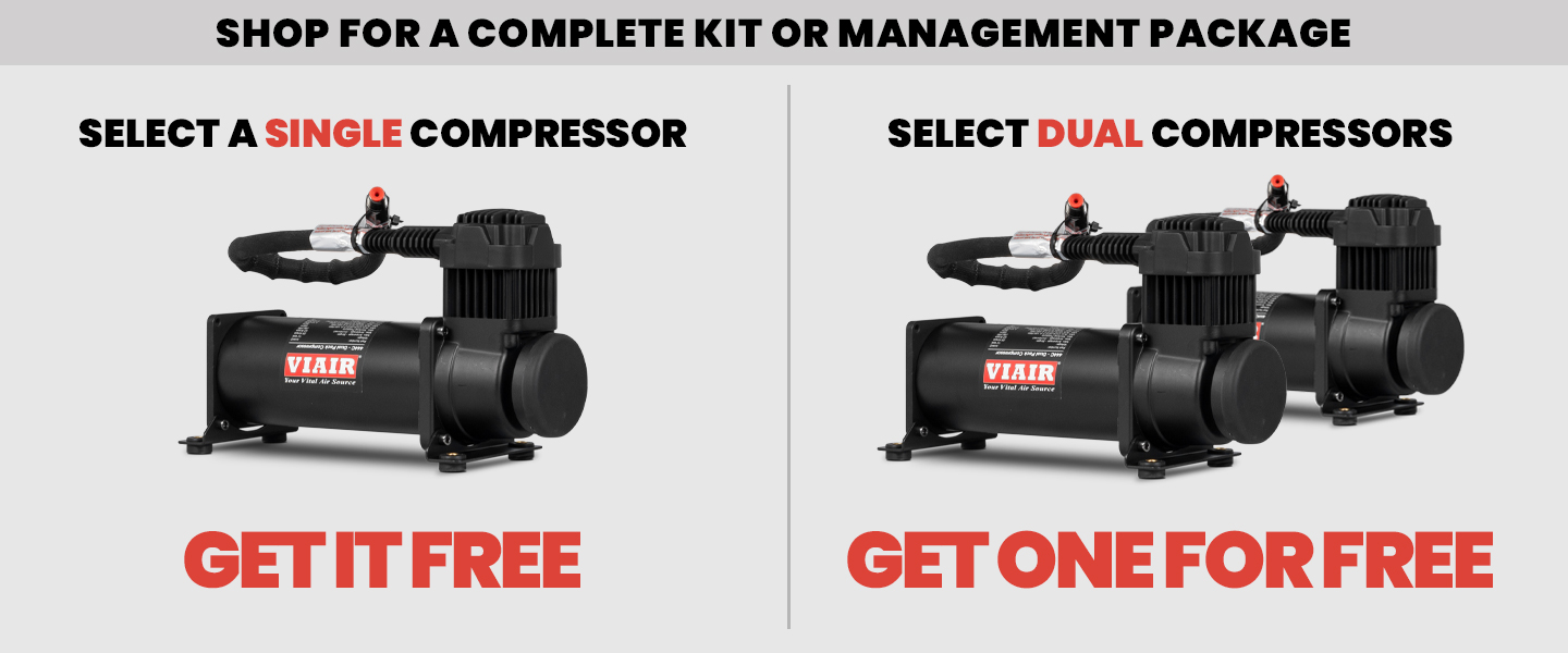 buy one viair compressor, get one free
