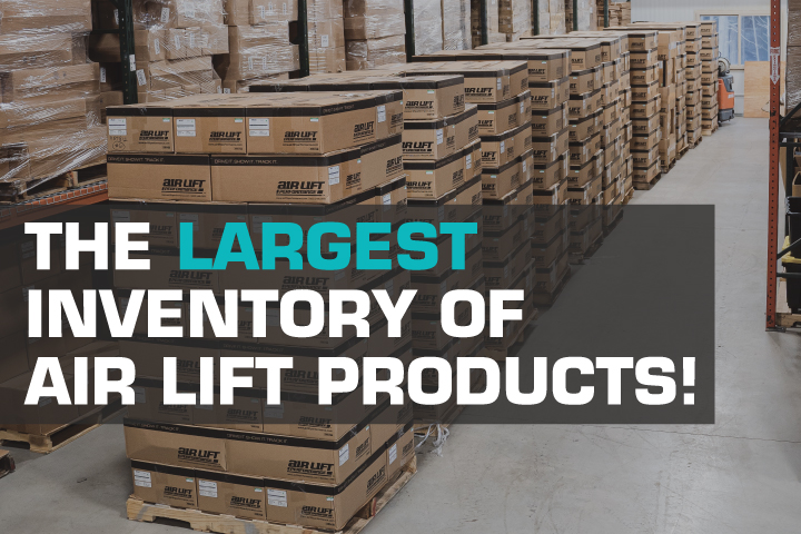 largest inventory of air lift products