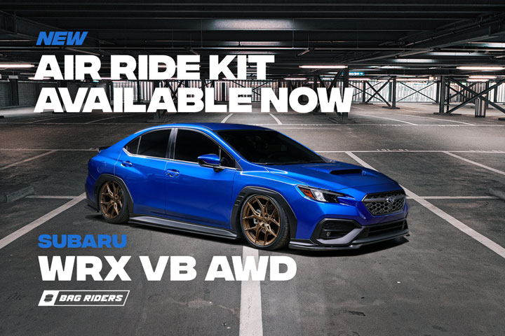 Subaru WRX VB Air Suspension Available