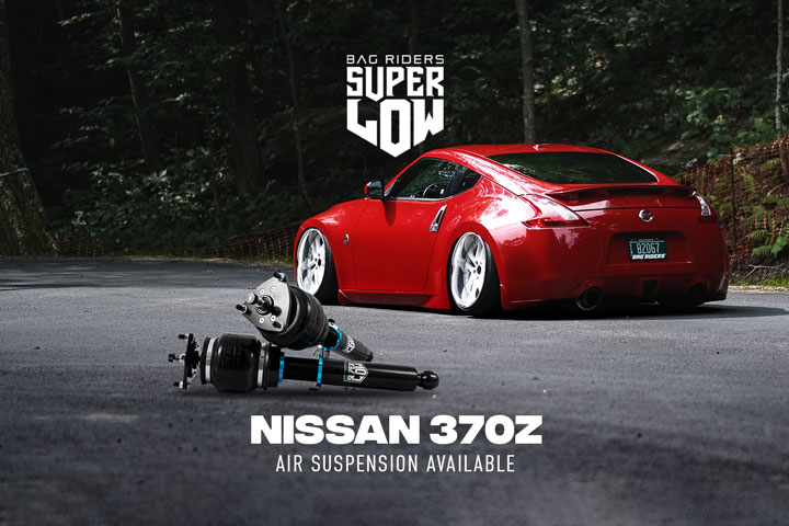 Nissan 370Z Super Low Air Ride Kit Available Now!
