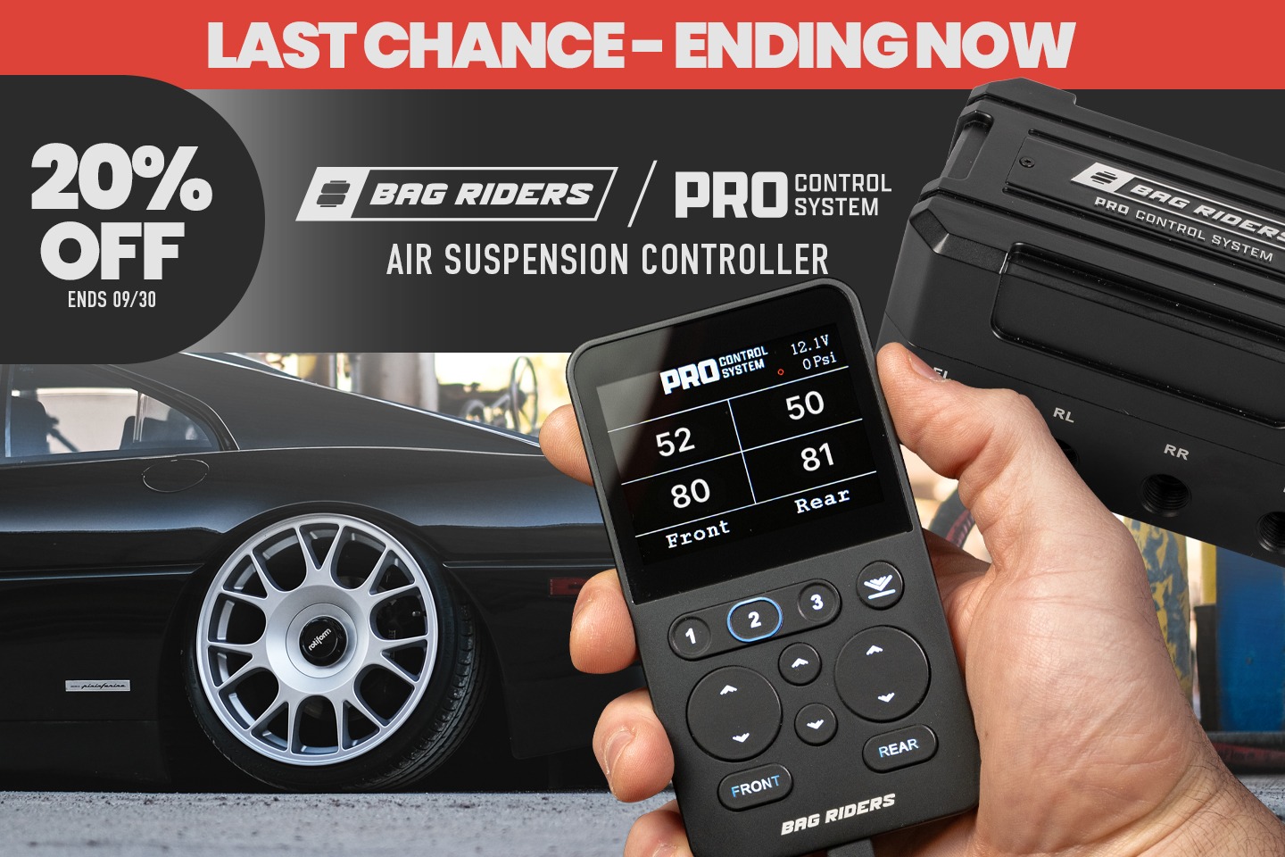 20% Off PRO Air Suspension Control Systems