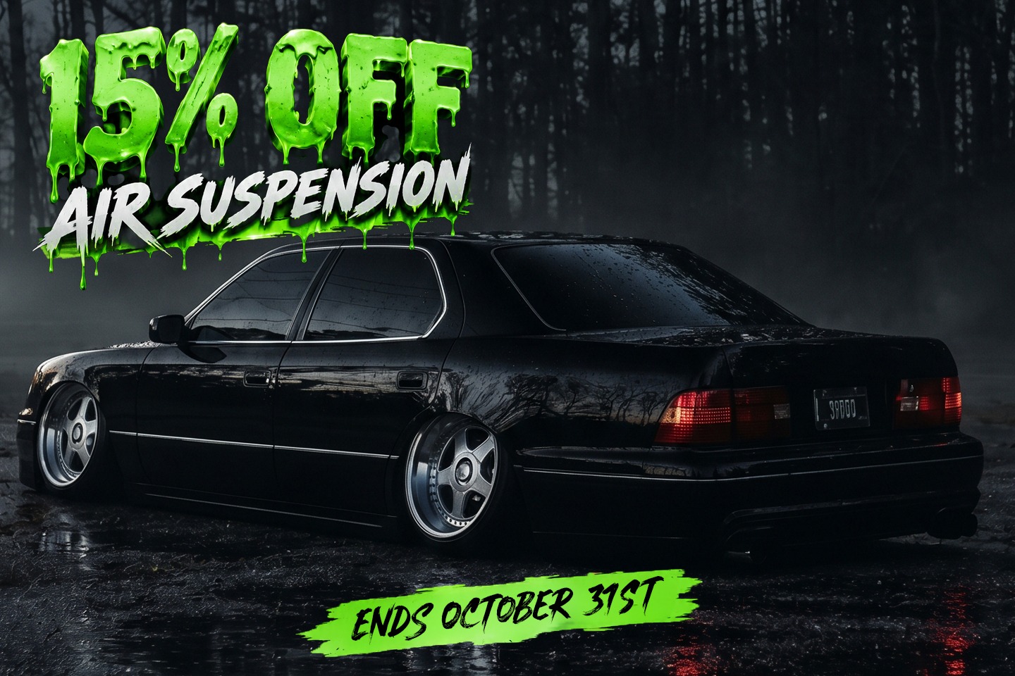 ScareRide Sale - 15% Off Air Suspension