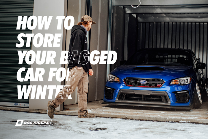 How To Store A Car On Air Ride For The Winter - Video Recap: Bag Riders YouTube Channel 