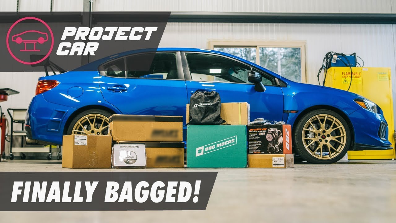 Installing Air Ride Management on our WRX STI Type RA - Video: Bag Riders YouTube Channel