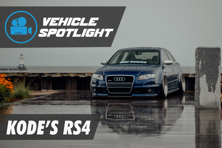 Audi B7 RS4 Bagged on Air Suspension - Vehicle Spotlights