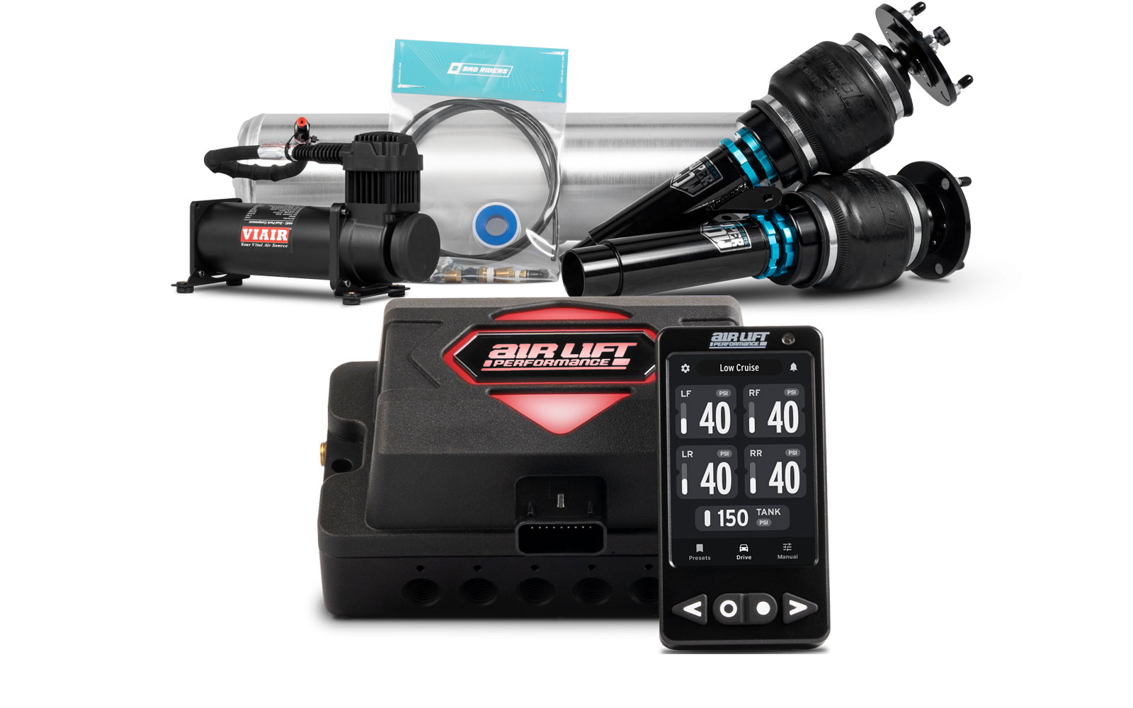 Mercedes 190 W201 & EClass W124 Air Lift Performance ALP4 Air Ride Kit