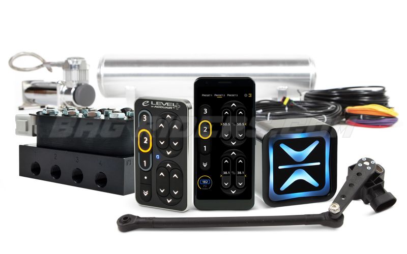 AccuAir eLevel+ Air Management Package Bag Riders