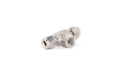 stainless steel compression female branch tee