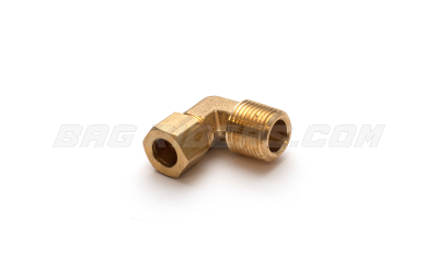 Brass compression elbow 