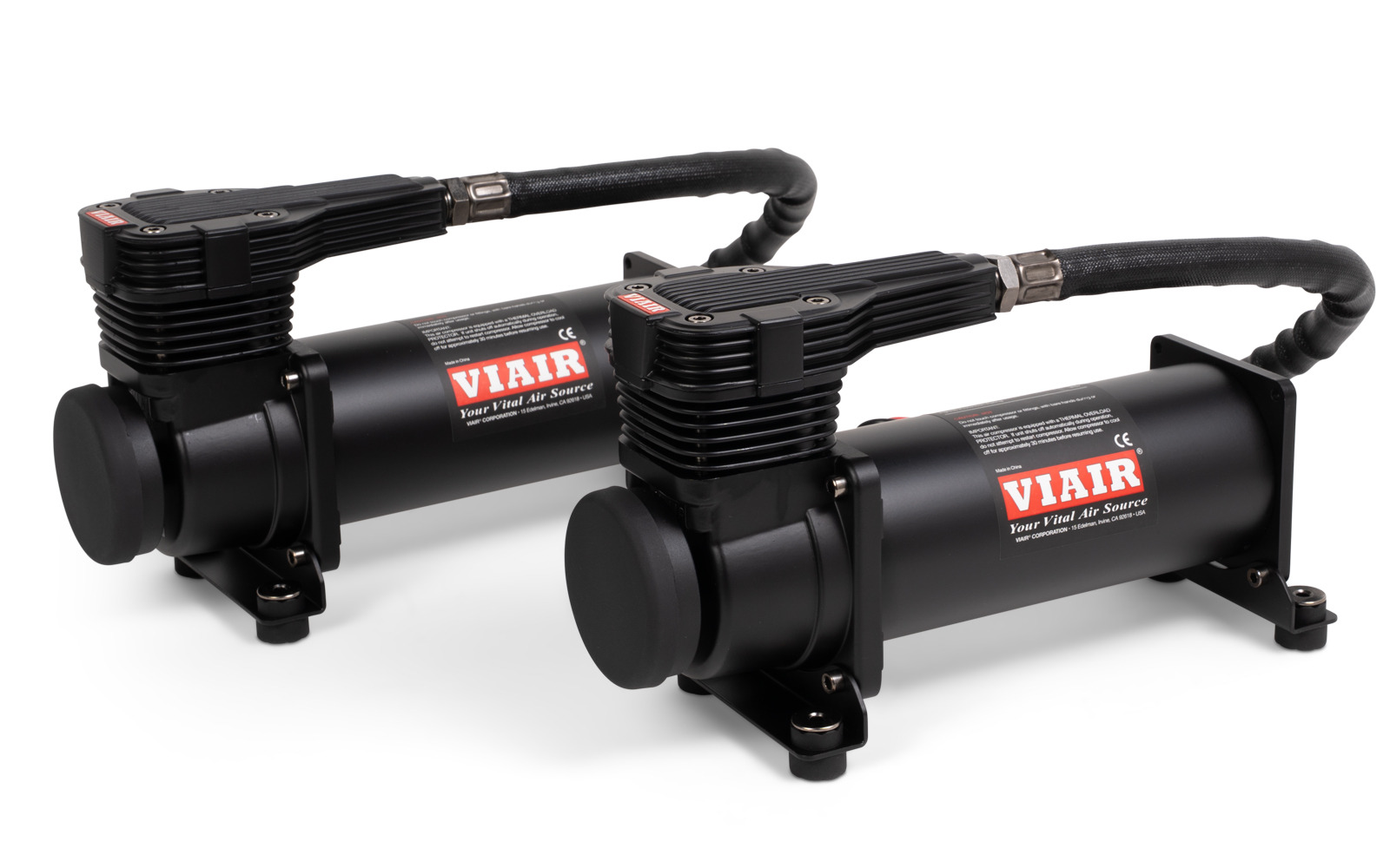 VIAIR GEN.2 DUAL 485C STEALTH BLACK  ブラック Viair 485C Gen 2 Compressor Dual Pack Black | Bag Riders