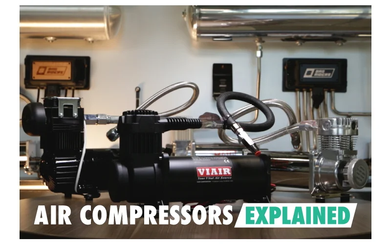 Viair 480C Compressor Dual Pack (Black) | Bag Riders