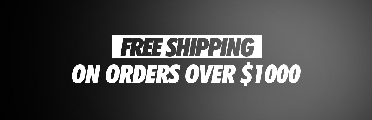 Free Shipping on all orders over $1,000